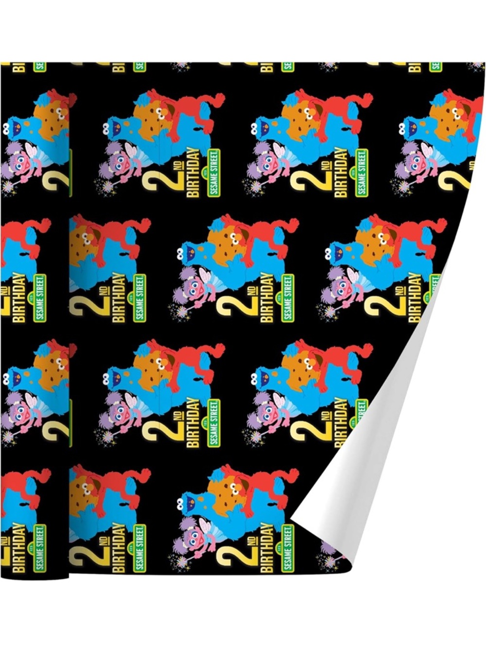 Sesame Street 2nd Birthday Wrapping Paper